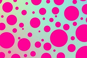 Colorful polka dot backdrop and background photo