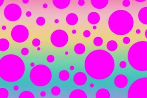 Colorful polka dot backdrop and background photo