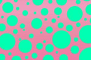 Colorful polka dot backdrop and background photo