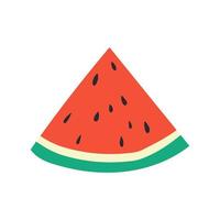 Slice Watermelon. Water Melon. Watermelon vector illustration. Isolated on a white background