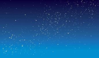 starry sky in the night. vector background