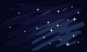 Space banner for the inscription. Background for space invitations. The night sky is streaked with stars. Suitable for printing on textiles and paper. Thematic banner, flyer, leaflet vector
