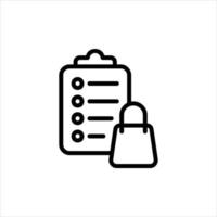 wishlist icon with isolated vektor and transparent background vector