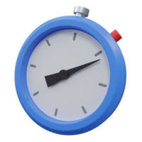 timer 3d render icon illustration with transparent background, productivity png