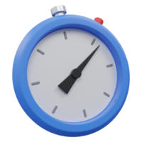 timer 3d render icon illustration with transparent background, productivity png