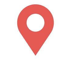 Locator icon. GPS location symbol. Vector flat illustration