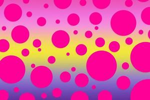 Colorful polka dot backdrop and background photo