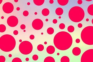 Colorful polka dot backdrop and background photo