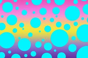 Colorful polka dot backdrop and background photo