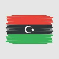 vector de bandera de libia