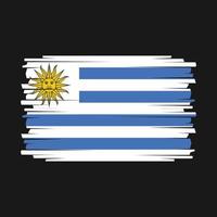 vector de bandera de uruguay