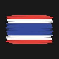 vector de bandera de tailandia