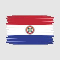 vector de bandera de paraguay