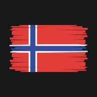 vector de bandera de noruega