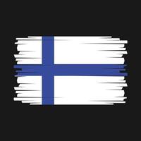 vector de bandera de finlandia