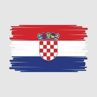 vector de bandera de croacia