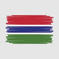Gambia Flag Vector