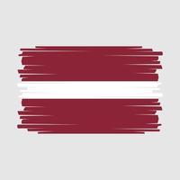 Latvia Flag Vector