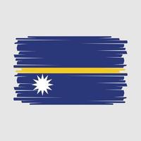 Nauru Flag Vector