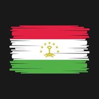 vector de bandera de Tayikistán