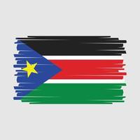 vector de bandera de sudán del sur