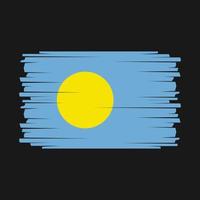 Palau Flag Vector