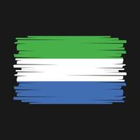 Sierra Leone Flag Vector