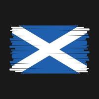 vector de bandera de escocia