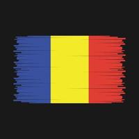 vector de bandera de rumania