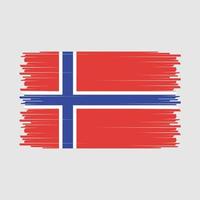 vector de bandera de noruega