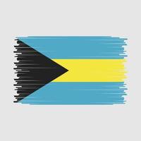 vector de bandera de bahamas