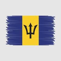 vector de bandera de barbados