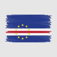 vector de bandera de cabo verde