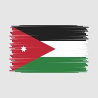 vector de bandera de jordania