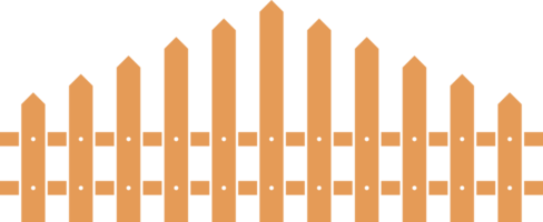 gekleurde hek in vlak stijl klem kunst png