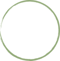 de colores grunge circulo cepillar. tinta marco png