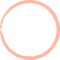 de colores grunge circulo cepillar. tinta marco png