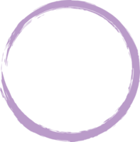 de colores grunge circulo cepillar. tinta marco png