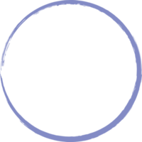 de colores grunge circulo cepillar. tinta marco png