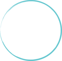 de colores grunge circulo cepillar. tinta marco png