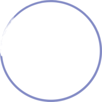 de colores grunge circulo cepillar. tinta marco png