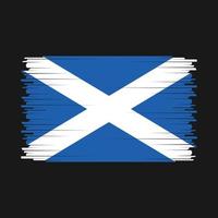 vector de bandera de escocia