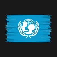 unicef bandera vector