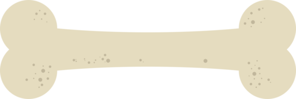 Dog bone icon in flat style png