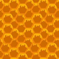 Yellow, orange beehive background. Honeycomb, bees hive cells pattern. Bee honey shapes. Vector geometric seamless texture symbol. Hexagon, hexagonal raster, mosaic cell sign or icon.