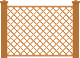 en bois clôture dans plat style agrafe art png