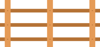 houten hek in vlak stijl klem kunst png