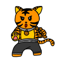 Adorable Tiger Activities - Kung Fu training png