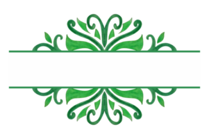 vert plante flore ornement frontière conception png