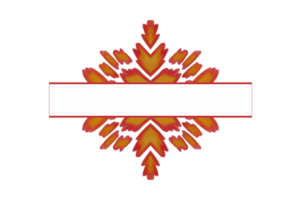 Fire Burst Ornament Border Design png